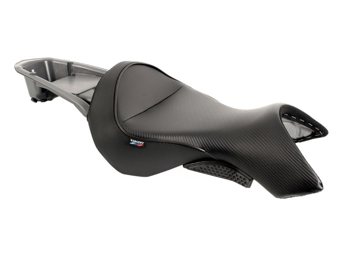 World Sport Modular Seat System on the K 1200 R Modular Seat, All Black